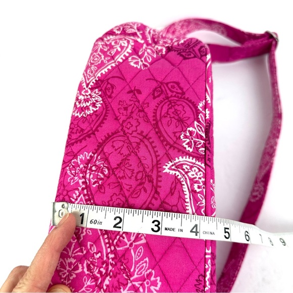 Vera Bradley Stamped Paisley Bag "On the Go" Pink Quilted Purse NWOT - Picture 10 of 11